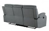 40" Modern Grey Fabric Sofa