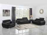 76" Beige And Silver Leather Sofa