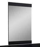 45" Black Framed Accent Mirror