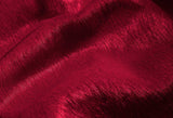 72" X 84" Burgundy Cowhide Rug