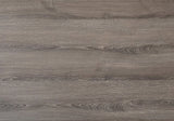35.5" X 35.5" X 35.5" Dark Taupe Clear Particle Board Tempered Glass 2Pcs Nesting Table Set