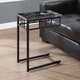 18" X 12" X 24" Grey Grey Mdf Metal Accent Table