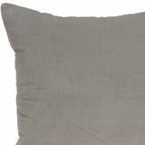 20" X 7" X 20" Transitional Sea Foam Solid Pillow Cover With Poly Insert