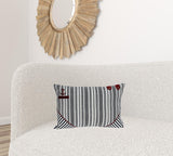 Grey Pillow Cover With Poly Insert