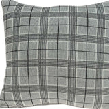 20" X 7" X 20" Transitional Gray Pillow Cover With Poly Insert