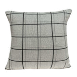 20" X 7" X 20" Transitional Gray Pillow Cover With Poly Insert