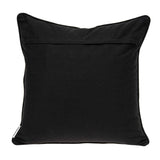 20" X 7" X 20" Transitional Black And White Zebra Pillow Cover With Poly Insert