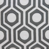 20" X 7" X 20" Gray And White Accent Pillow Cover With Poly Insert