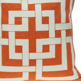 20" X 7" X 20" Transitional Multicolored Pillow Cover With Poly Insert