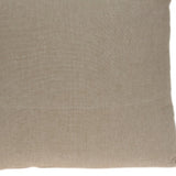 20" X 6" X 14" Traditional Tan Pillow Cover With Poly Insert