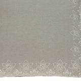 20" X 7" X 20" Transitional Gray Cotton Accent Pillow Cover With Poly Insert