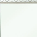 42" Silver Framed Dresser Mirror