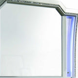 38" Champagne Irregular Framed Mirror