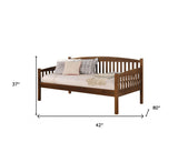 Twin Brown And Gray Bed With Trundle