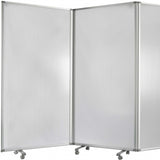 106 X 1 X 71 Gray Metal And Fabric - Screen