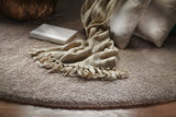 8' X 10' Polyester Beige Area Rug