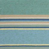 5' X 7' Ocean Stripes Uv Treated Indoor Outdoor Area Rug