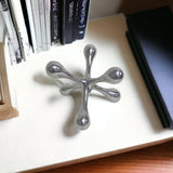 5" Silver Finish Decorative Jack