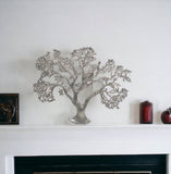 Silver Banyan Tree Sculptural Wall Decor