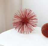 8" X 8" X 8" Red Medium Spiked Sphere