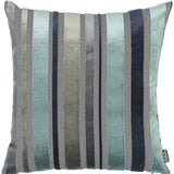 Aqua Blue Chevron Printed Decorative Throw Pillow Cover