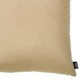 Set Of 2 Light Beige Brushed Twill Decorative Throw Pillow Covers