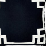 Black And White Geometric Decorative Throw Pillow Cover