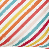 Beachy Slanted Stripe Decorative Throw Pillow Cover