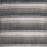 Gray Taupe And White Stripe Decorative Throw Pillow Cover