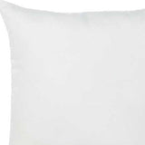 Set Of 2 White Brushed Twill Decorative Throw Pillow Covers