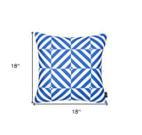 Square Abstract Geo Decorative Throw Pillow Cover