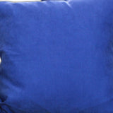 Set Of 2 Denim Blue Brushed Twill Decorative Throw Pillow Covers