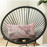 Pink Marble Decorative Lumbar Throw Pillow Cover