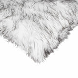 18" X 18" X 5" Gradient Gray Faux Fur 2Pack Pillow