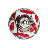 1.5" X 1.5" X 1.5" Ceramic Metal Multicolor 12 Pack Knob