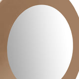 Gold Round Accent Mirror