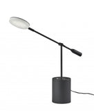 Black Metal Saucer Led Adjustable Desk Lamp