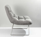 Dark Grey Upholstered Armchair