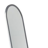 Silver Arch Cheval Standing Metal Mirror