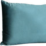 14" X 20" Teal Velvet Pillow