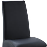 17" X 20" X 33" Silver Metal Side Chair (Set-2)