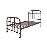 Gray Metal Twin Bed Frame