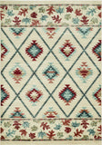 8' X 10' Ivory Lodge Area Rug