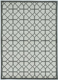 5' X 8' Ivory Or Grey Geometric Tiles Area Rug