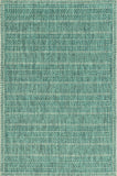 8' X 11' Teal Geometric Patterns Indoor Area Rug