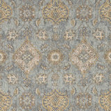 5'X8' Sage Green Machine Woven Traditional Indoor Area Rug