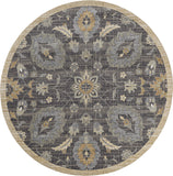 108 X 108 Taupe Wool Rug