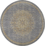 108 X 108 Slate Grey Wool Rug