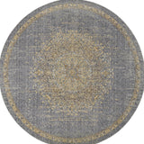 108 X 108 Slate Grey Wool Rug