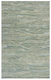 5'X7' Seafoam Blue Hand Tufted Abstract Indoor Area Rug